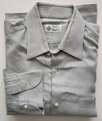 Borrelli. Hand made For Neiman Marcus. Dress Shirt. Made In Italy. 16.5  - Image 1 of 4