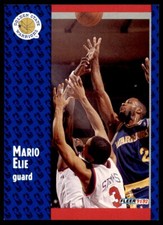 1991-92 FLEER MARIO ELIE GOLDEN STATE WARRIORS #286
