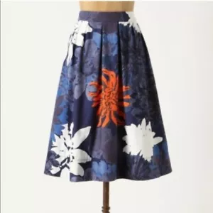 Anthropologie Marimekko for Anthropologie Floral Skirt Size 4 New with tags - Picture 1 of 7