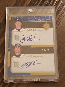 2005 Ultimate collection 20/25 Justin Verlander dual Rookie Auto rc
