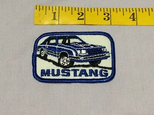 Vintage Ford Mustang Patch Stitched Embroidered NOS NEU für Jacke Mütze Tasche Jeans - Bild 1 von 2