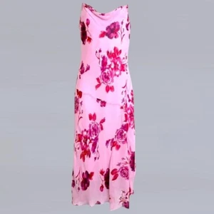 Charlotte Russe Floral Slip Dress | Babydoll | Bias Cut | Whimsygoth | Size S - Picture 1 of 11