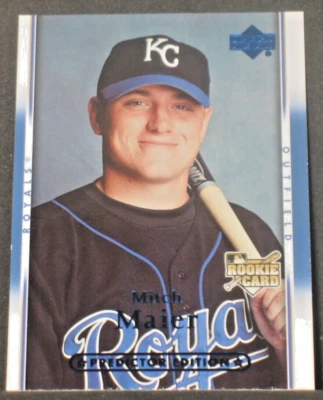 Mitch Maier 2007 Upper Deck Predictor Edition Blue Parallel Rookie #123 Royals - Image 1 of 2