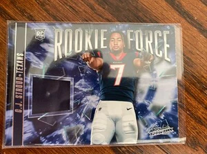 2023 Panini Absolute Football CJ Stroud Rookie Force Jersey Patch #RF-2 - Picture 1 of 3