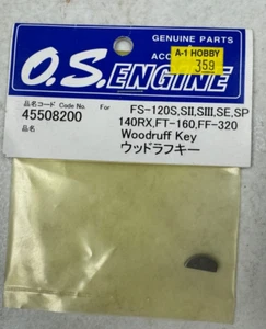 OS Engine 45508200 WOODRUFF KEY 120 140 160 320 RC PART NEW - Picture 1 of 1