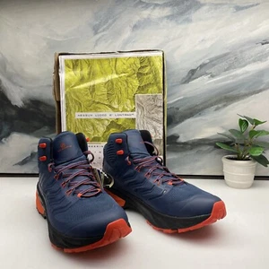 NEW Scarpa Rush Mid GTX Hiking Boots Shoes Blue Fiesta 63130-200 US Men 11 1/2 - Picture 1 of 3