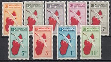 Madagascar - Aereo Yvert 16/24 * Mh