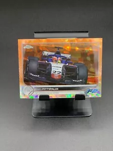 2022 Topps Chrome Formula 1 Orange Sapphire Enzo Fittipaldi /25 #147 - Picture 1 of 2