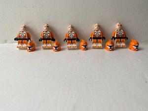 Lego Star Wars bomb squad clone troopers mini figures X5