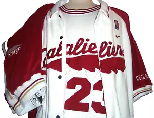 VTG AUTHENTIC LEBRON JAMES CAVALIERS NBA 1972 NIKE REWIND WARM-UP SUIT/ W JERSEY - Picture 1 of 3