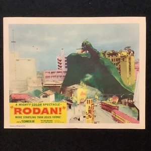 Tarjeta de vestíbulo Rodan the Flying Monster Toho/D.C.A de colección - Imagen 1 de 6