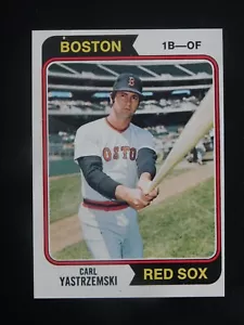 Tarjeta de béisbol Topps 1974 #280 de Carl Yastrzemski (casi nueva) - Imagen 1 de 2