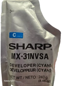 Sharp MX31NVSA Cyan Developer - Picture 1 of 2
