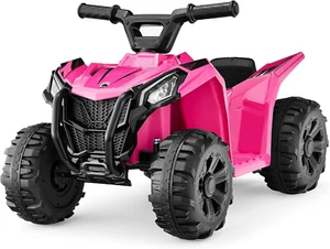6V Kids Ride on Toy, 4-Wheeler Quad ATV Play Car W/ 1.8MPH Max Speed, Treaded Ti - Picture 1 of 7