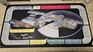 Star Trek USS Enterprise NCC-1701-D X-Ray Poster 1991 25X48 - Picture 1 of 9