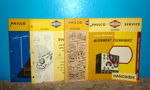 4 Philco Service Applications for TV Handbooks PR-2168 -1946 -2207 OEM 1952 - Picture 1 of 8