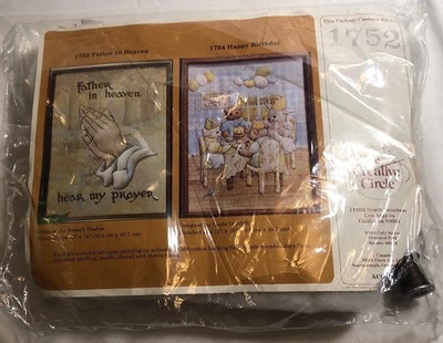 The Creative Circle Embroidery Kit "Father In Heaven” Happy Birthday” 1752 1754 - Image 1 of 4