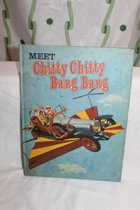 Vintage Meet Chitty Chitty Bang Bang Movie Big Book Dick Van Dike 1968 - Picture 1 of 3