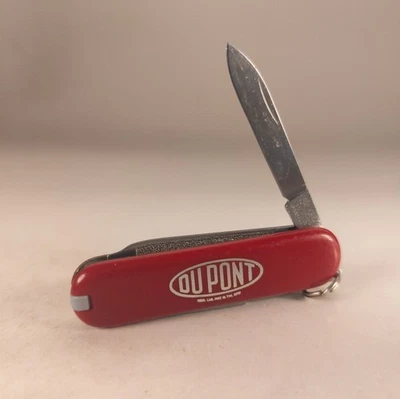 Swiss Army Knife Victorinox 58mm Classic SD Red DUPONT Logo - Image 1 of 4