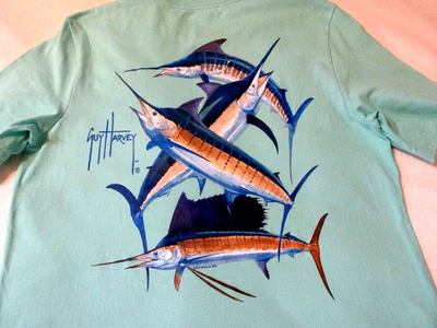 GUY HARVEY Short Sleeve T-Shirt sz S New with imperfections - Image 1 of 4