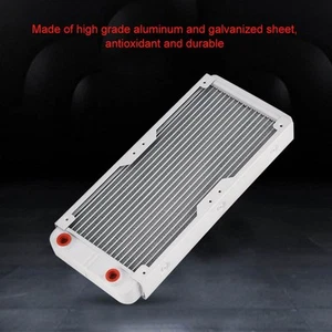 (240mm) Aluminum Radiator Water Cooling Computer Radiator Aluminum Heat - Afbeelding 1 van 12