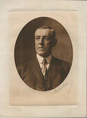 WOODROW WILSON - FOTOGRAFÍA FIRMADA Foto 1 de 2