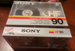 5 SONY HF 90 Type I Normal Position Blank Audio Cassette, Made In Japan - Picture 1 of 4