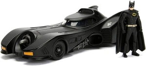 JADA TOYS, BATMOBILE 1989 avec figurine Batman incluse, échelle 1/24, JAD98260 - Picture 1 of 12