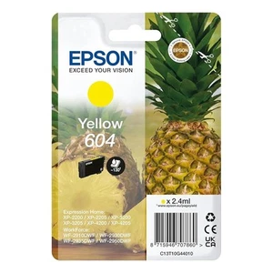 Epson 604 Pineapple, Genuine Yellow Ink Cartridge Standard Capacity Yellow - Picture 1 of 6