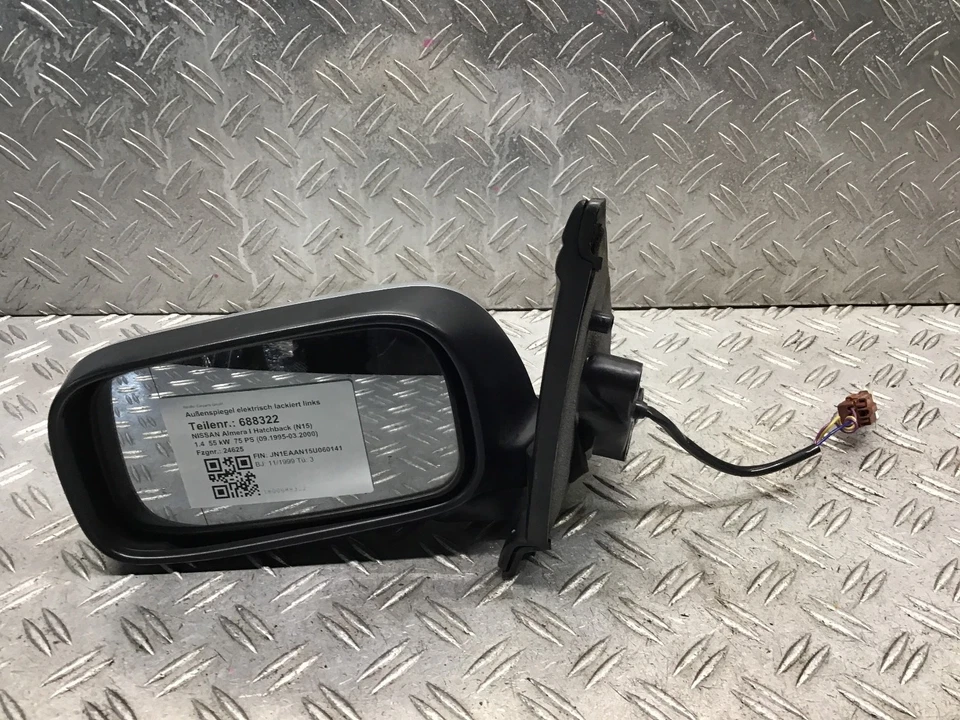 Außenspiegel Nissan Almera I Hatchback (N15) elektrisch links KG1 - Bläuliches  - Bild 1 von 4