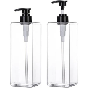 Pump Bottle Dispenser, 33.8oz 1000ml Empty Plastic Shampoo Pump Dispenser Sho... - Picture 1 of 8