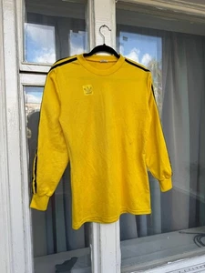 Vintage 80s Adidas Made In West Germany Long Sleeve Goalkeeper Soccer Jersey M - Picture 1 of 8