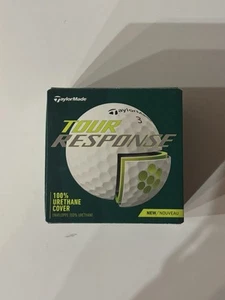 New: Taylormade Tour Response Balls Set of 4 (2x 2-packs) 100% Urethane Cover  - Picture 1 of 2