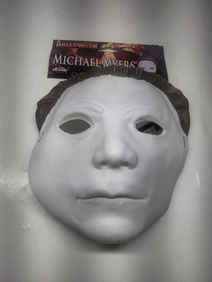 NEW Michael Myers Halloween Face Mask Adult Costume HORROR COSPLAY ROB ZOMBIE - Image 1 of 2