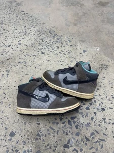 Nike Dunk High Wolf Grey Calypso Sneaker 2012 Kinder Schuhe 9C Kleinkind selten getragen - Bild 1 von 11