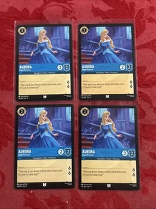 4x Disney Lorcana Fabled - Aurora - Regal Princess - 161/204 x4 - Picture 1 of 7