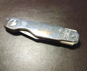 Navaja de Bolsillo Plegable Utilitaria Cromada Stanley 10-049 De Colección Bloqueo Deslizante EE. UU. - Imagen 1 de 4