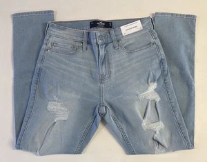 *Neu mit Etikett Hollister Advanced Stretch sportlich Skinny Herren Jeans 30x30 blau Denim - Bild 1 von 6