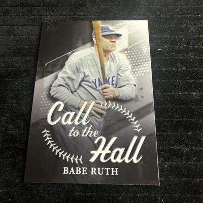 2025 Topps Series 1 Call to the Hall #CTH-14 Babe Ruth New York Yankees HOF - Image 1 of 2