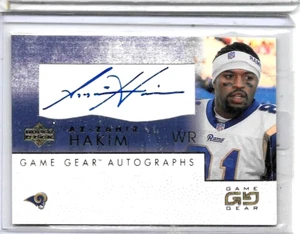 AZ ZAHIR HAKIM 2001 UPPER DECK GAME GEAR AUTOGRAPHS CERTIFIED AUTOGRAPH - Picture 1 of 1