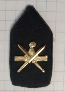 The Korps Commandotroepen Kraagspiegel Badge nunc aut nunquam - Picture 1 of 4