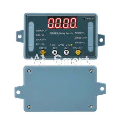 DC 5V 12V 24V 10A Delay Time Relay Module Programmable LED Timer Control Switch - Image 1 of 4