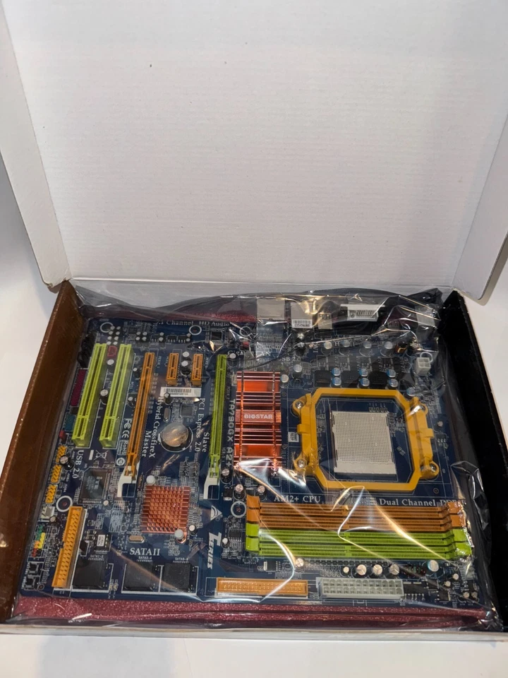 RARE Biostar A78DBA2T-02 Mainboard (51006K83200080) BRAND NEW NEVER OPENED BAG - Image 1 of 4
