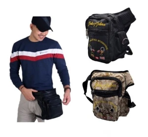 Bolsa Multifuncional - Morral Para Galleros Cuero Bordado. Gallos/Roosters - Picture 1 of 7