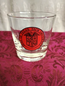 Texas Tech University ~ Copa de cóctel Lowball Sello of Texas Tech University - Imagen 1 de 3