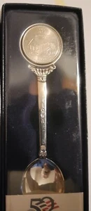 Cuchara coleccionable Iowa 2004 como nueva 50 cuartos estatales con caja  - Imagen 1 de 2