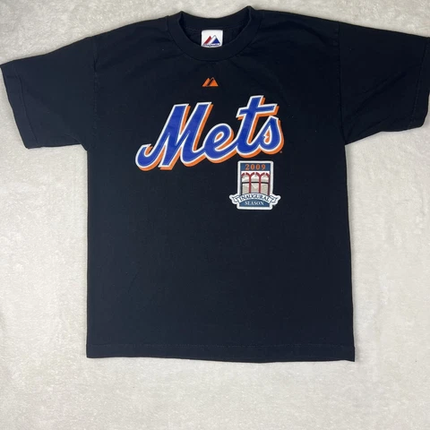 Majestic Carlos Beltran New York Mets Jersey Shirt XL Men MLB Black Baseball Tee Cover