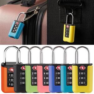 NEW Travel Lock TSA Customs Combination Code Lock Padlock For Luggage Zipper