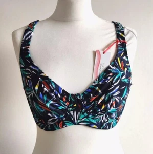 Magisculpt Bikini Top Size 34C Underwired Bright Floral - Picture 1 of 5