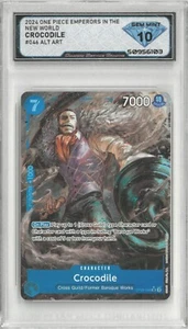 2024 One Piece Emperors in the New World CROCODILE #op09-046 ๐ DSG 10 Gem Mint - Picture 1 of 2